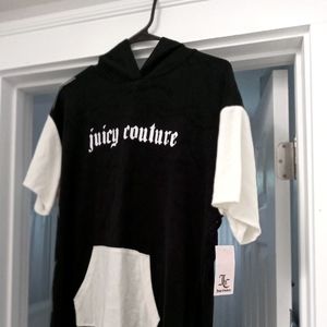 Womens Juicy Couture Short-sleeve Hoodie